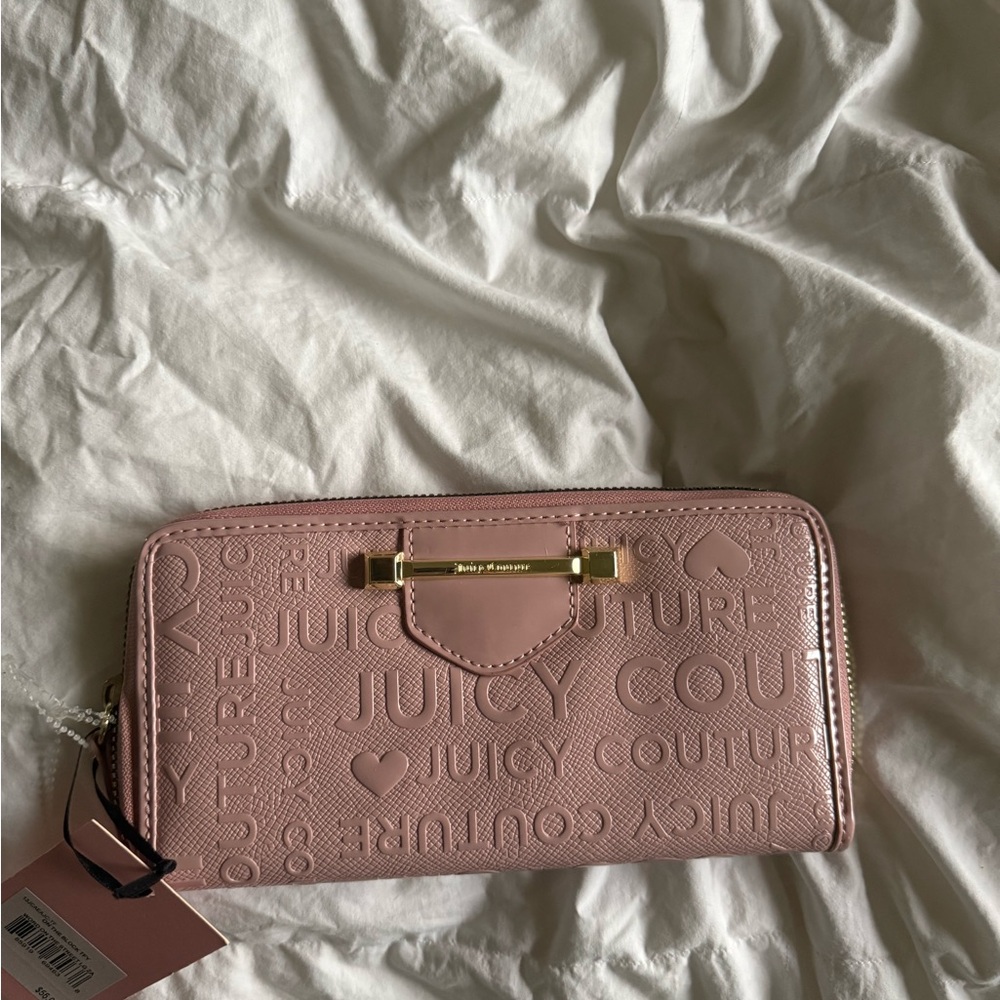 Juicy Couture Embossed Pink Wallet